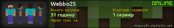 Юзербар 560x90 для Webbo25