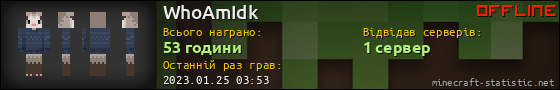 Юзербар 560x90 для WhoAmIdk