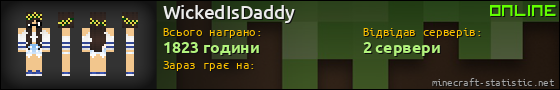 Юзербар 560x90 для WickedIsDaddy
