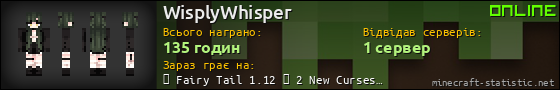 Юзербар 560x90 для WisplyWhisper