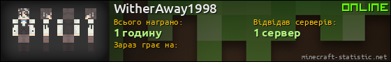 Юзербар 560x90 для WitherAway1998