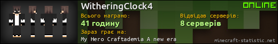 Юзербар 560x90 для WitheringClock4