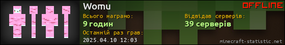 Юзербар 560x90 для Womu