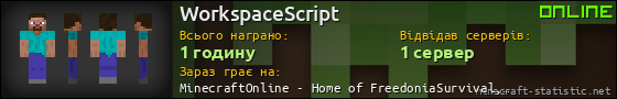 Юзербар 560x90 для WorkspaceScript