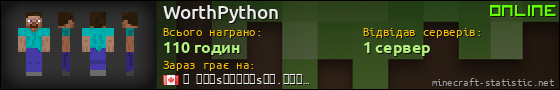 Юзербар 560x90 для WorthPython