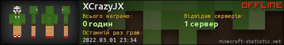 Юзербар 560x90 для XCrazyJX