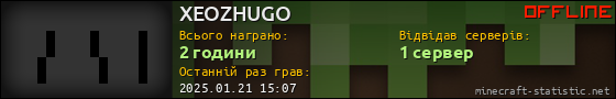 Юзербар 560x90 для XEOZHUGO