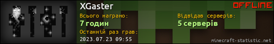 Юзербар 560x90 для XGaster