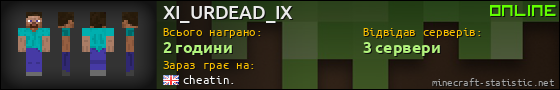 Юзербар 560x90 для XI_URDEAD_IX
