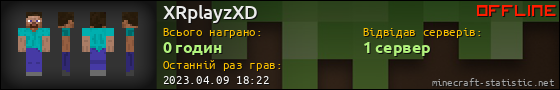 Юзербар 560x90 для XRplayzXD