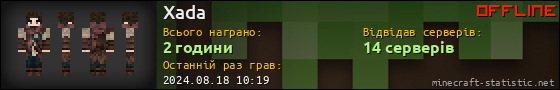 Юзербар 560x90 для Xada