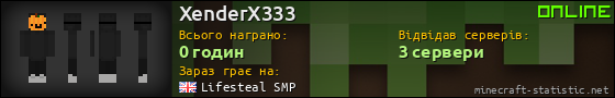 Юзербар 560x90 для XenderX333