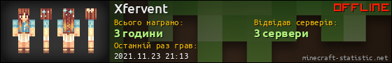 Юзербар 560x90 для Xfervent