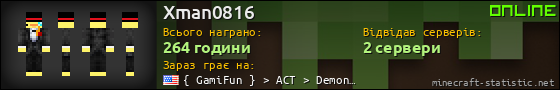 Юзербар 560x90 для Xman0816
