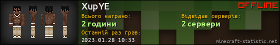 Юзербар 560x90 для XupYE