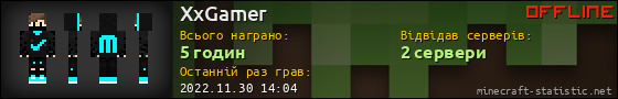 Юзербар 560x90 для XxGamer