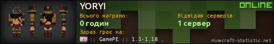 Юзербар 560x90 для YORYI
