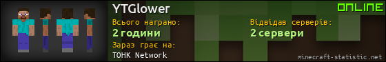 Юзербар 560x90 для YTGlower