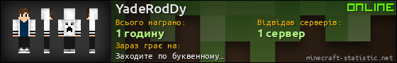 Юзербар 560x90 для YadeRodDy