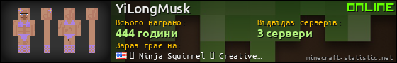 Юзербар 560x90 для YiLongMusk