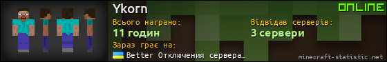 Юзербар 560x90 для Ykorn