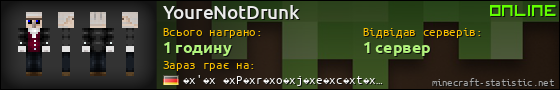 Юзербар 560x90 для YoureNotDrunk