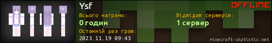 Юзербар 560x90 для Ysf