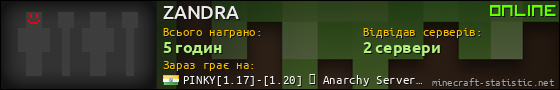 Юзербар 560x90 для ZANDRA