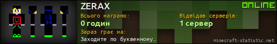 Юзербар 560x90 для ZERAX
