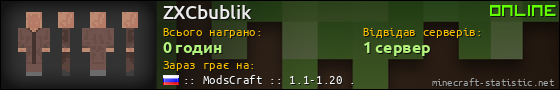 Юзербар 560x90 для ZXCbublik