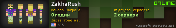 Юзербар 560x90 для ZakhaRush