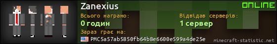Юзербар 560x90 для Zanexius