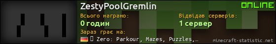 Юзербар 560x90 для ZestyPoolGremlin