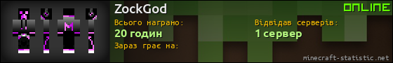Юзербар 560x90 для ZockGod