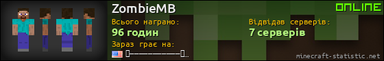 Юзербар 560x90 для ZombieMB