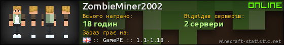 Юзербар 560x90 для ZombieMiner2002