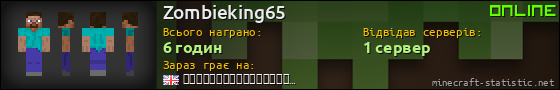 Юзербар 560x90 для Zombieking65