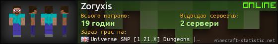 Юзербар 560x90 для Zoryxis