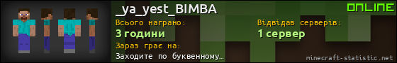 Юзербар 560x90 для _ya_yest_BIMBA