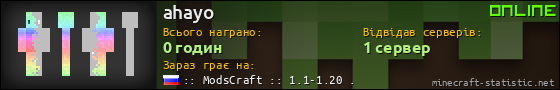 Юзербар 560x90 для ahayo