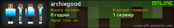 Юзербар 560x90 для archiegood