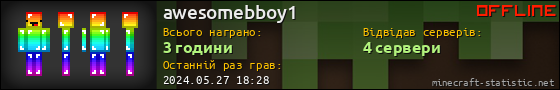 Юзербар 560x90 для awesomebboy1