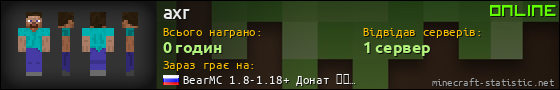 Юзербар 560x90 для axr