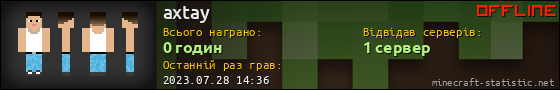 Юзербар 560x90 для axtay