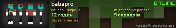 Юзербар 560x90 для babapro