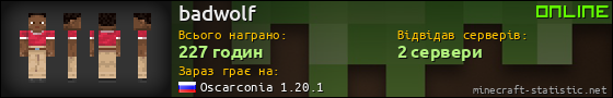 Юзербар 560x90 для badwolf