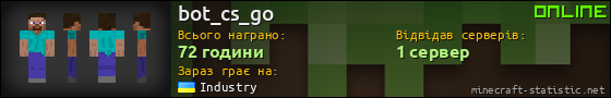 Юзербар 560x90 для bot_cs_go