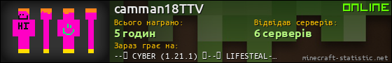 Юзербар 560x90 для camman18TTV