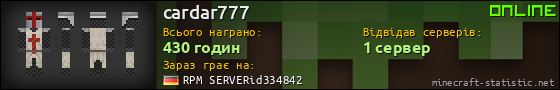 Юзербар 560x90 для cardar777