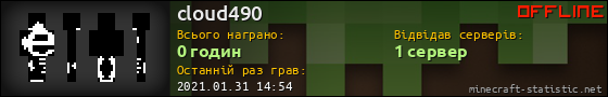 Юзербар 560x90 для cloud490